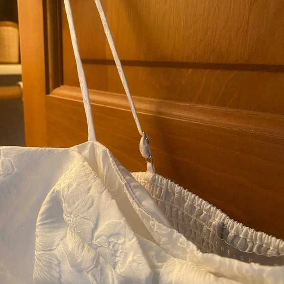 Chelsea28 Cream Spaghetti Strap Sundress for Brides - Picture 10 of 11